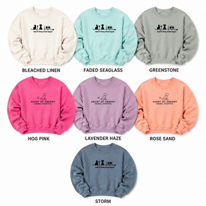 Enza - Ladies Crewneck Sweatshirt (Heart of Ankeny)