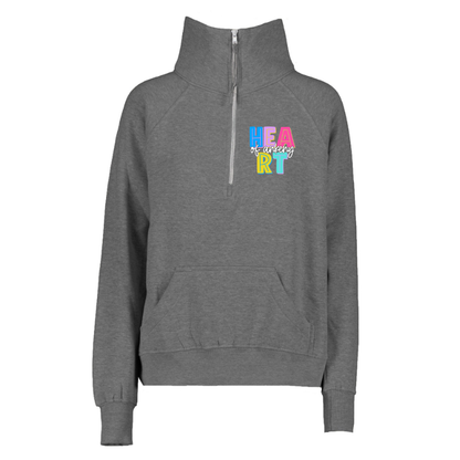 Enza - Ladies Half Zip Fleece (Heart of Ankeny)
