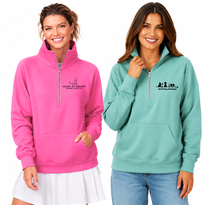 Enza - Ladies Half Zip Fleece (Heart of Ankeny)