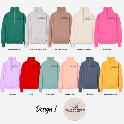 Enza - Ladies Half Zip Fleece (Heart of Ankeny)