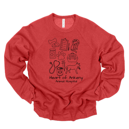 Bella+Canvas - Unisex Crewneck Sweatshirt - (Heart of Ankeny)