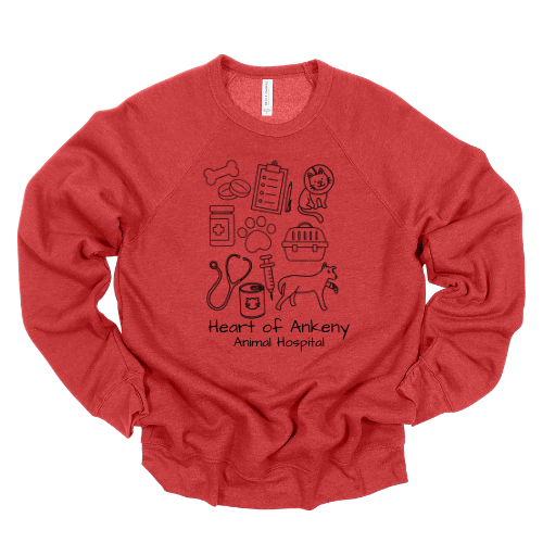 Bella+Canvas - Unisex Crewneck Sweatshirt - (Heart of Ankeny)