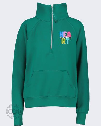 Enza - Ladies Half Zip Fleece (Heart of Ankeny)