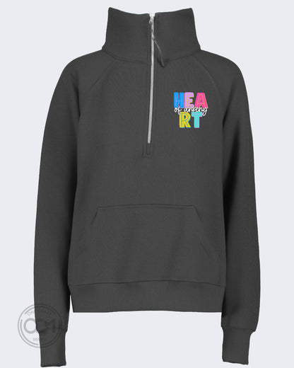 Enza - Ladies Half Zip Fleece (Heart of Ankeny)