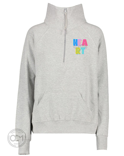 Enza - Ladies Half Zip Fleece (Heart of Ankeny)