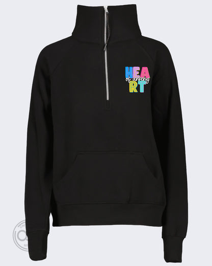 Enza - Ladies Half Zip Fleece (Heart of Ankeny)