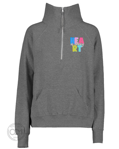 Enza - Ladies Half Zip Fleece (Heart of Ankeny)