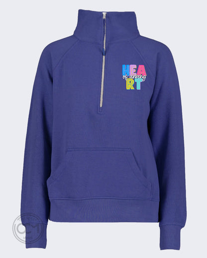 Enza - Ladies Half Zip Fleece (Heart of Ankeny)