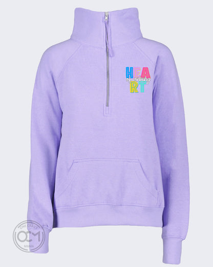 Enza - Ladies Half Zip Fleece (Heart of Ankeny)