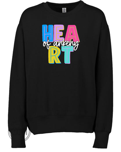 Enza - Ladies Crewneck Sweatshirt (Heart of Ankeny)