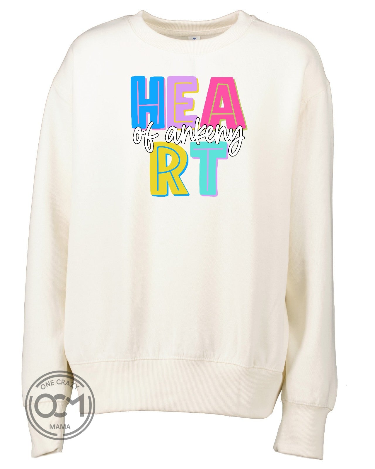Enza - Ladies Crewneck Sweatshirt (Heart of Ankeny)