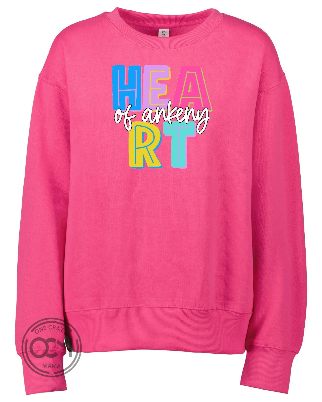 Enza - Ladies Crewneck Sweatshirt (Heart of Ankeny)