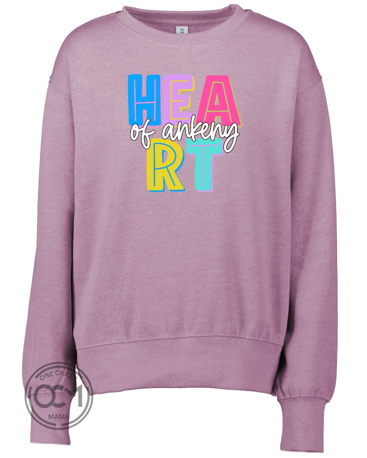 Enza - Ladies Crewneck Sweatshirt (Heart of Ankeny)