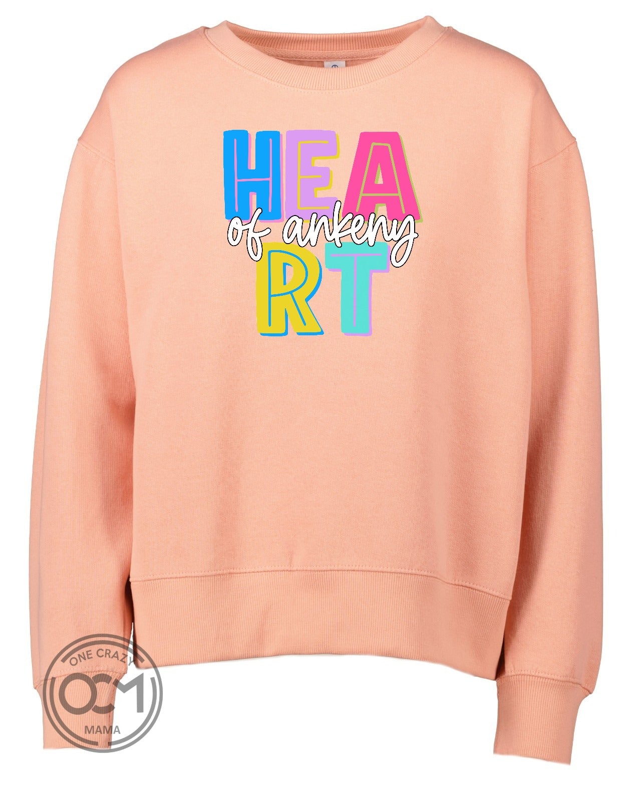 Enza - Ladies Crewneck Sweatshirt (Heart of Ankeny)