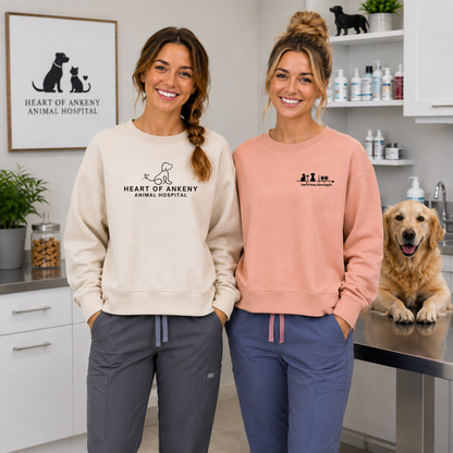 Enza - Ladies Crewneck Sweatshirt (Heart of Ankeny)