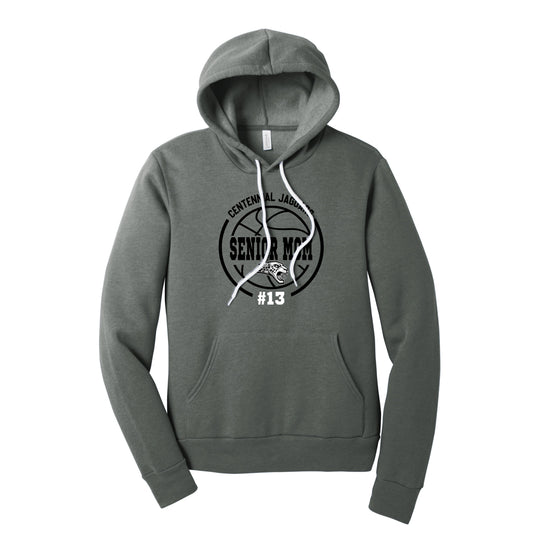 Adult - Unisex Hooded Pullover Sweatshirt (Senior Jaguar Basketball Moms)