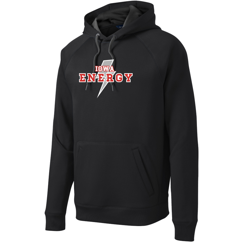 Adult - Performance Fleece Hooded Sweatshirt (Iowa Energy Baseball)