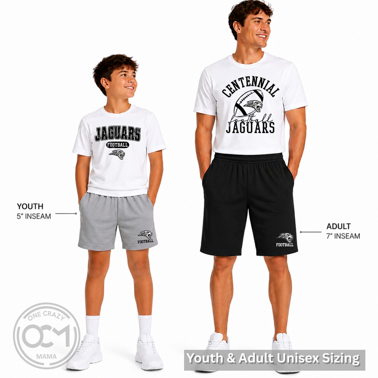 Sport Tek - Pocketed Shorts (Centennial Football 2026)