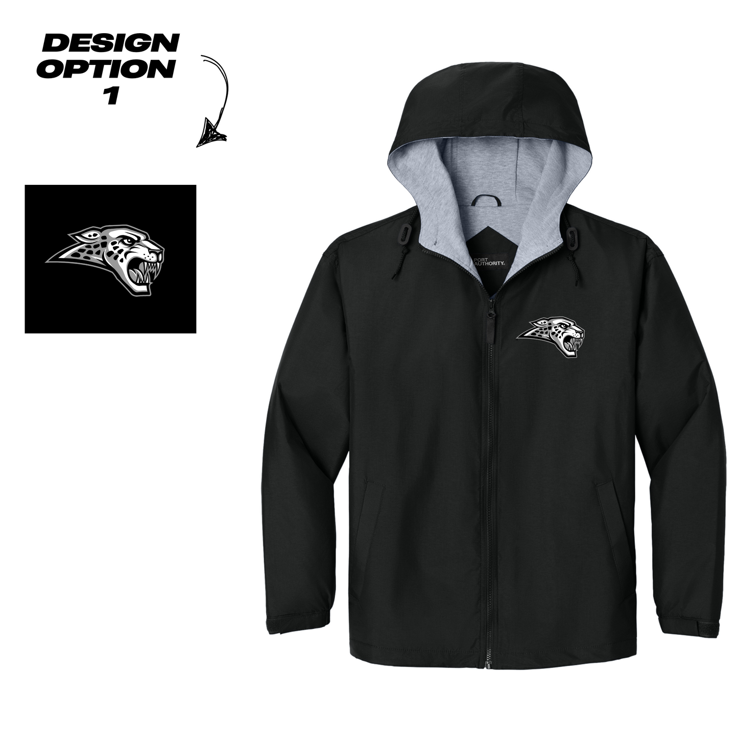 Sideline Full Zip Lined Jacket -  (Centennial Jaguar Soccer)