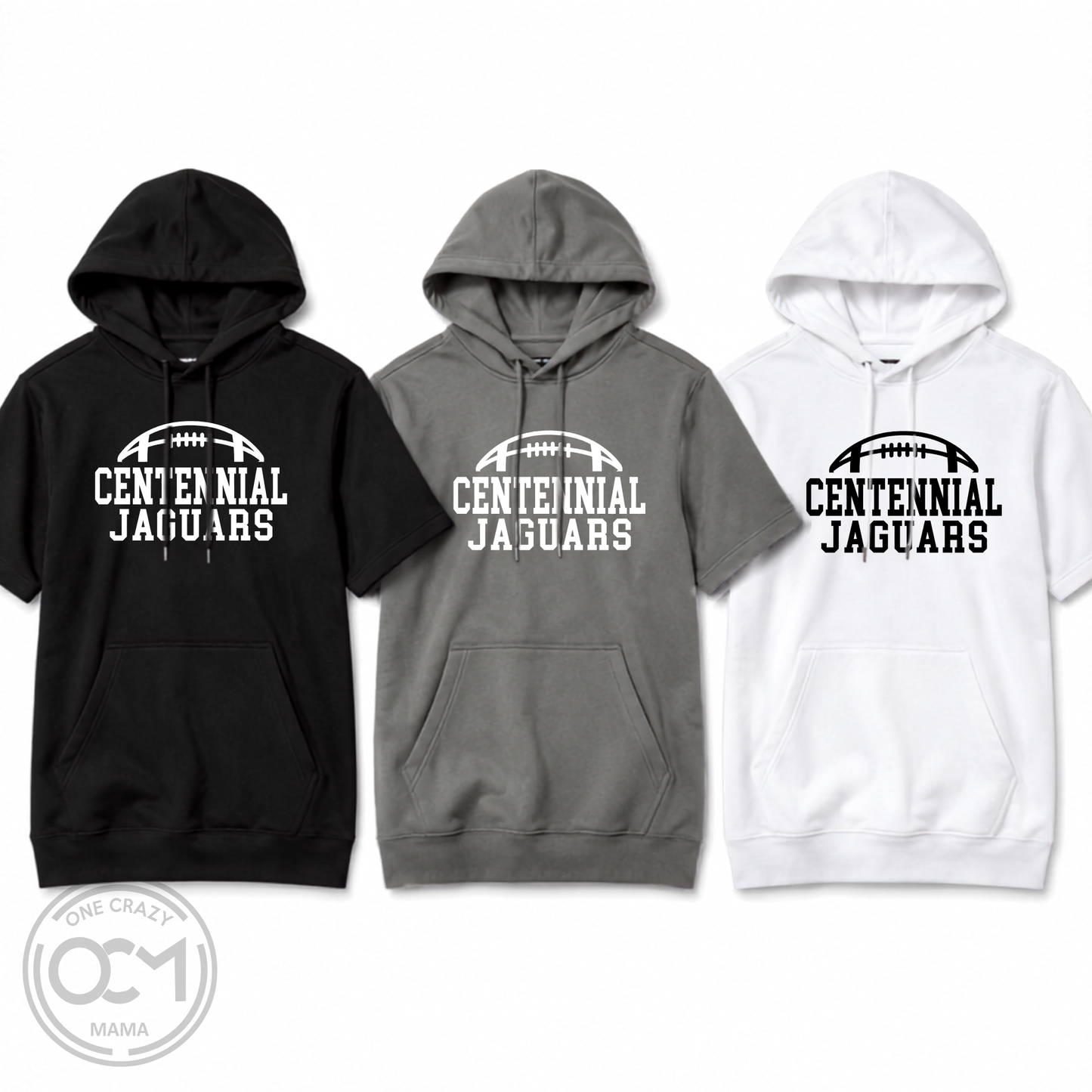 Sport Tek - Short Sleeve Hoodie (Centennial Football 2026)