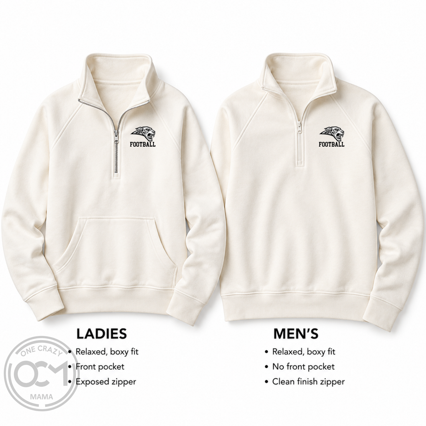 Enza - Half Zip Fleece (Centennal Football Fundraiser 2026)