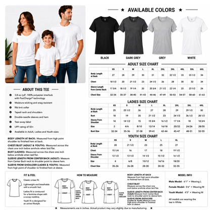Sport Tek - Dri Fit Tee (Centennial Football 2026)