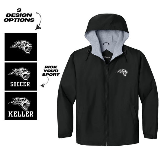 Adult & Youth - Sideline Full Zip Lined Jacket -  (Centennial Jaguar Soccer)
