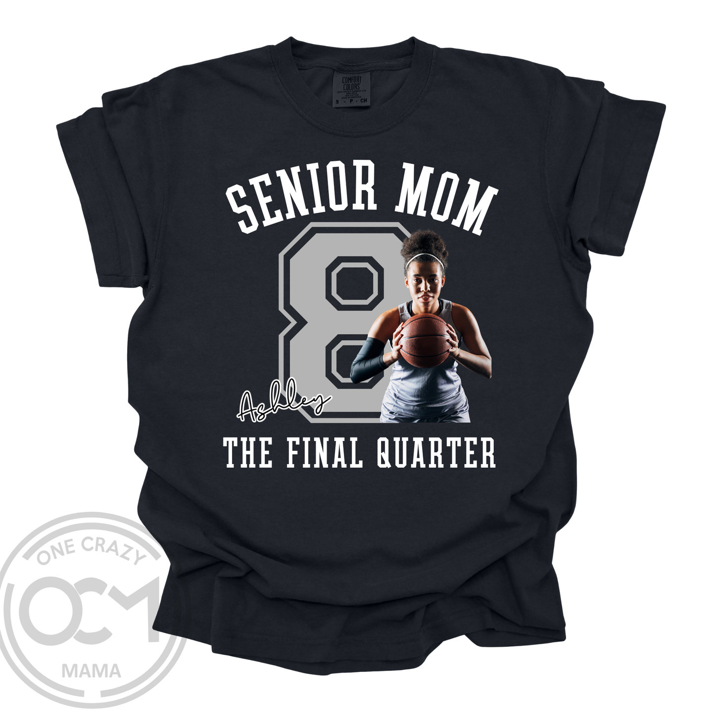 CUSTOM | Senior Mom Photo Shirt – The Final Quarter