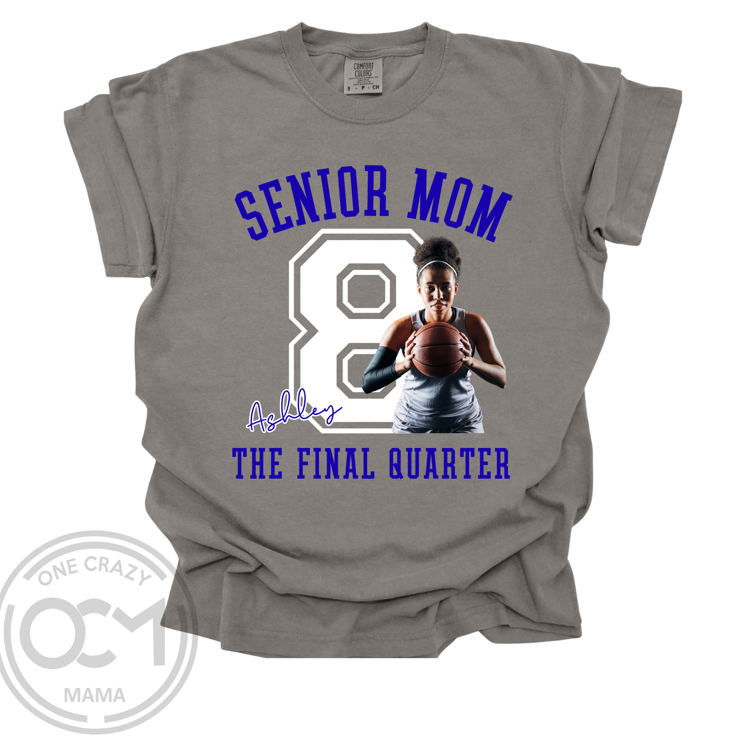 CUSTOM | Senior Mom Photo Shirt – The Final Quarter