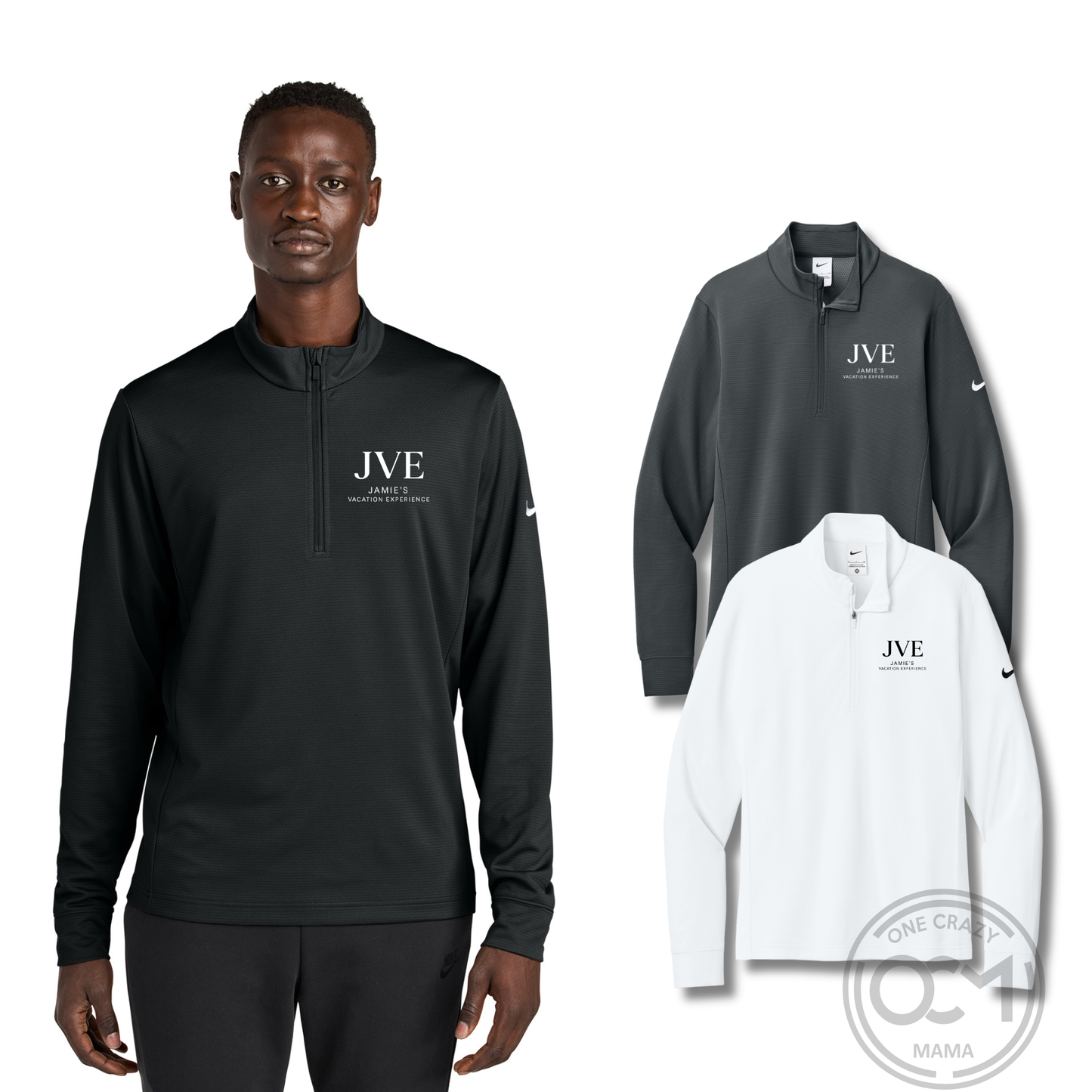 Men's - Nike Essential 1/2 Zip (JVE)