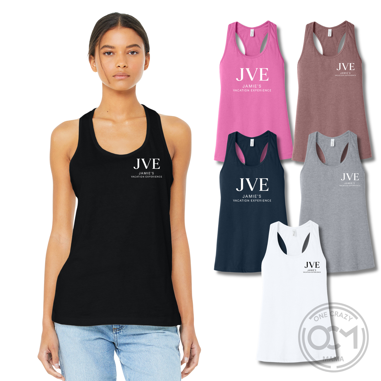 Ladies - Bella+Canvas Jersey Racerback Tank (JVE)