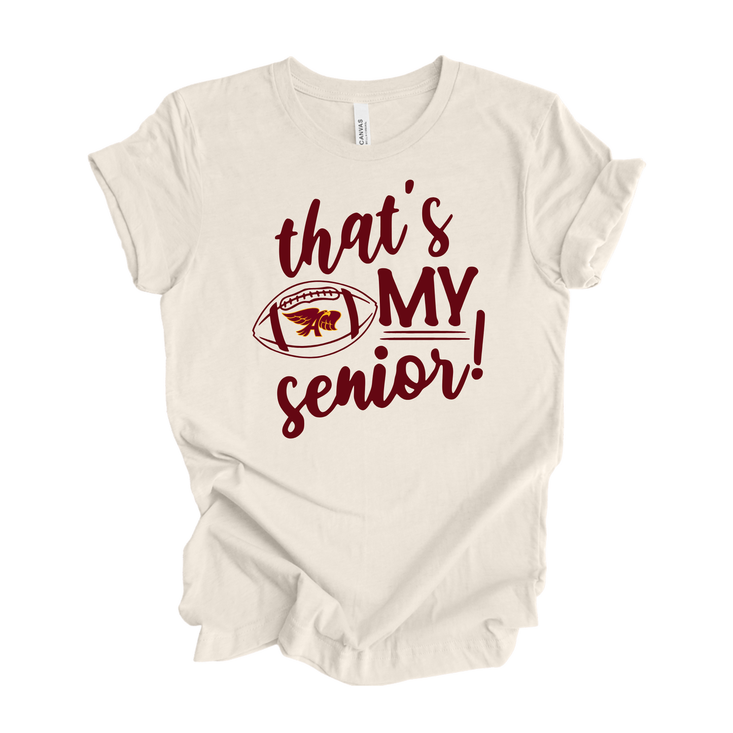 Bella+Canvas Apparel (Ankeny Hawks Senior Football Moms)