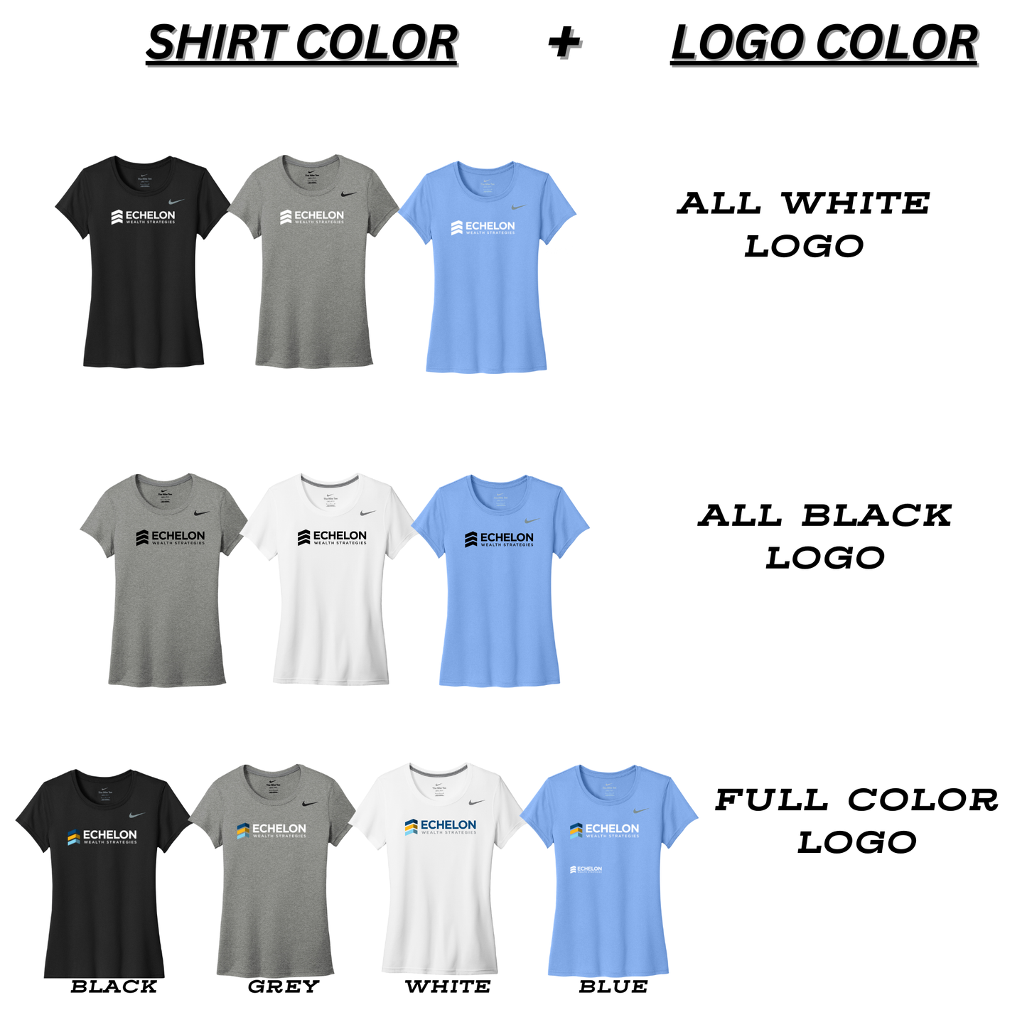 Nike - Ladies Performance Tee (Echelon)