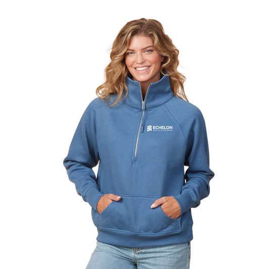 Enza - Ladies Boxy 1/2 Zip Fleece (Echelon)
