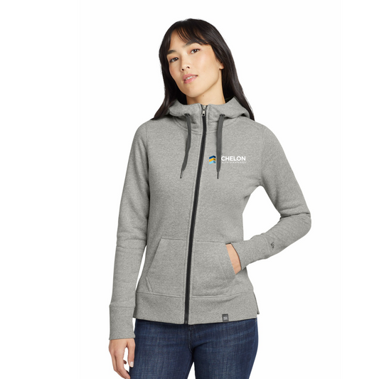 New Era- Ladies French Terry Full Zip Hoodie (Echelon)
