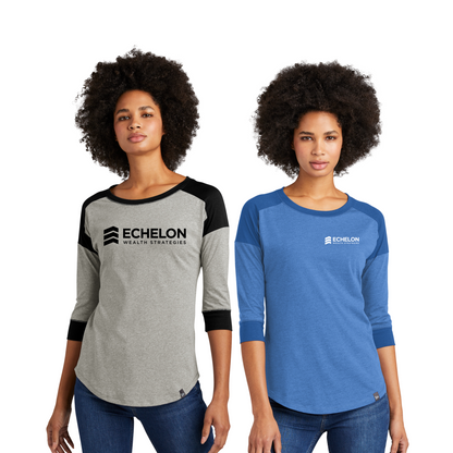 New Era - Ladies Hertitage 3/4 Sleeve Tee (Echelon)