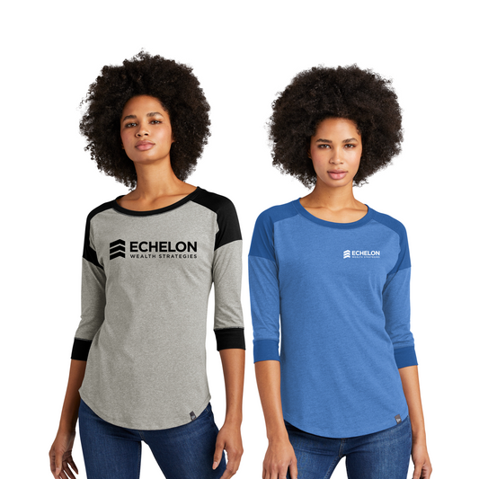 New Era - Ladies Hertitage 3/4 Sleeve Tee (Echelon)