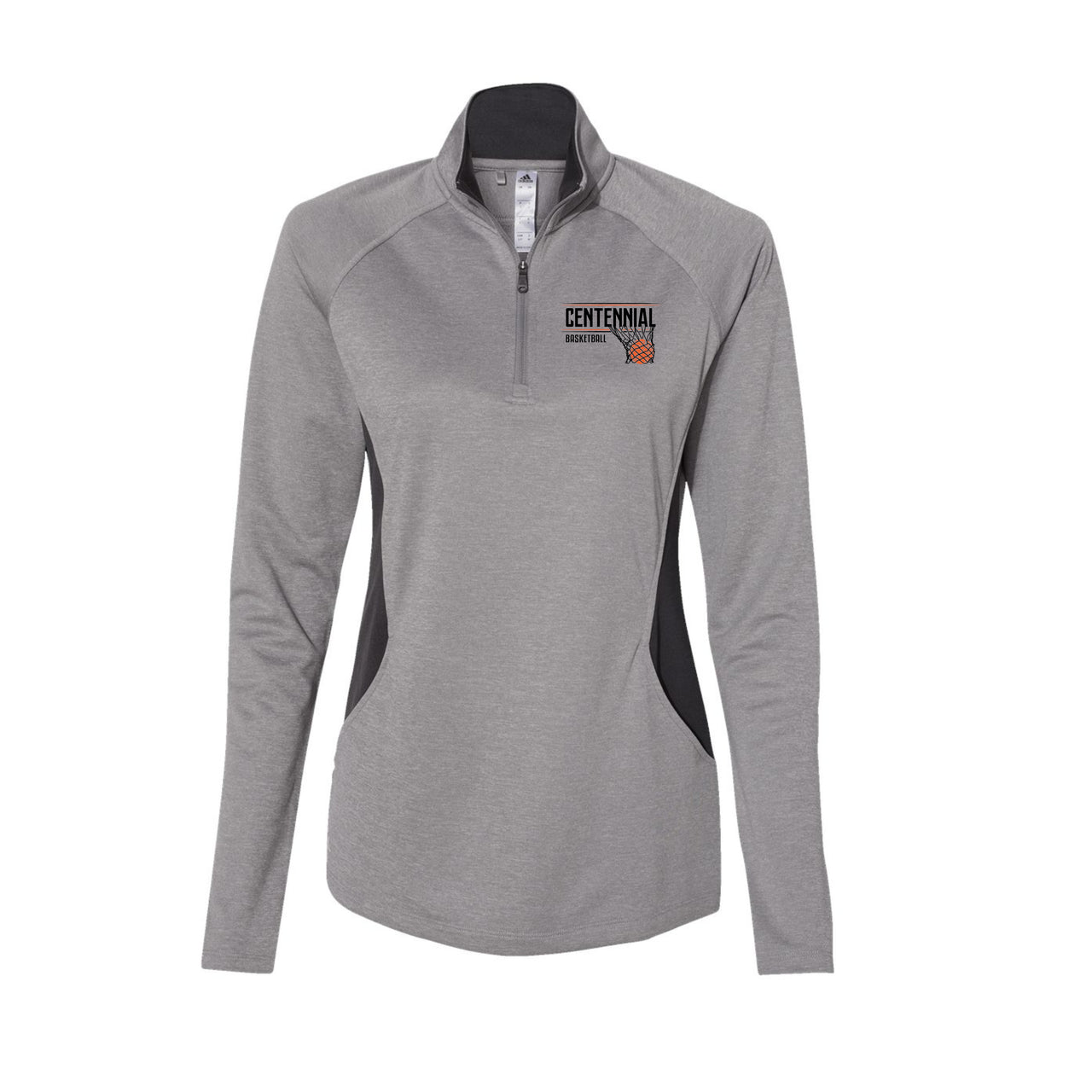 Ladies - Adidas 1/4 Zip - (Centennial Jaguars Basketball)