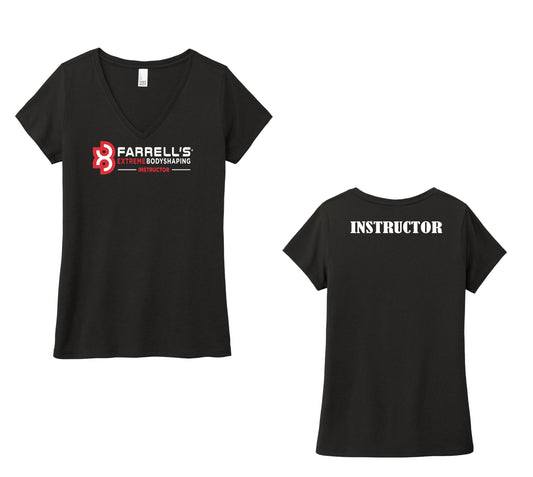 Ladies - District Perfect Tri V-Neck Tee (Farrell's)