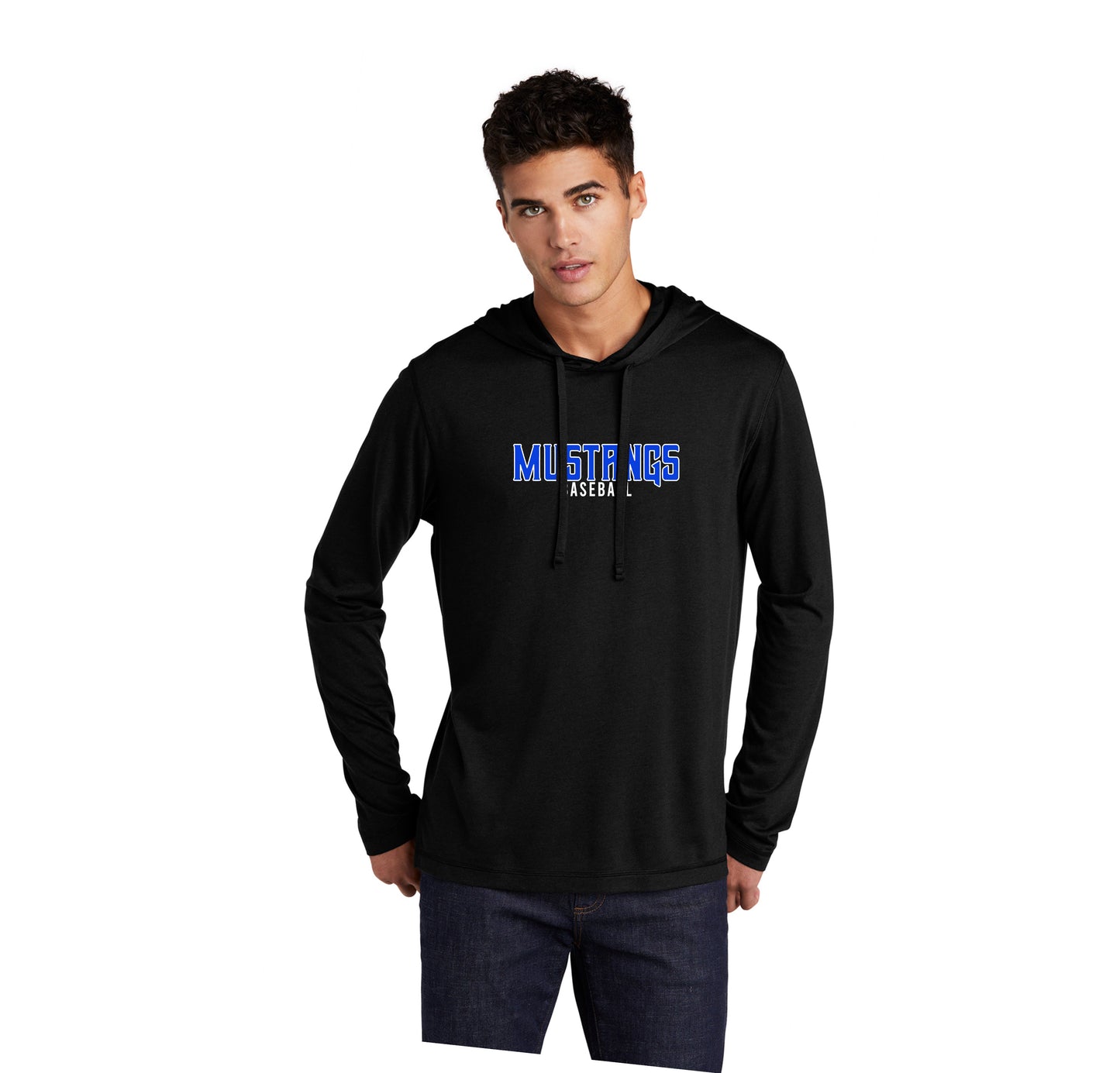 Adult - Sport Tek Lightweight Hoodie (Ankeny Mustangs Baseball)