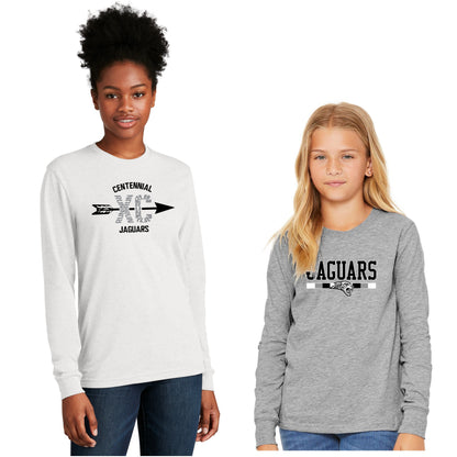 Adult & Youth -Unisex Long Sleeve Tee (Jaguar Cross Country)