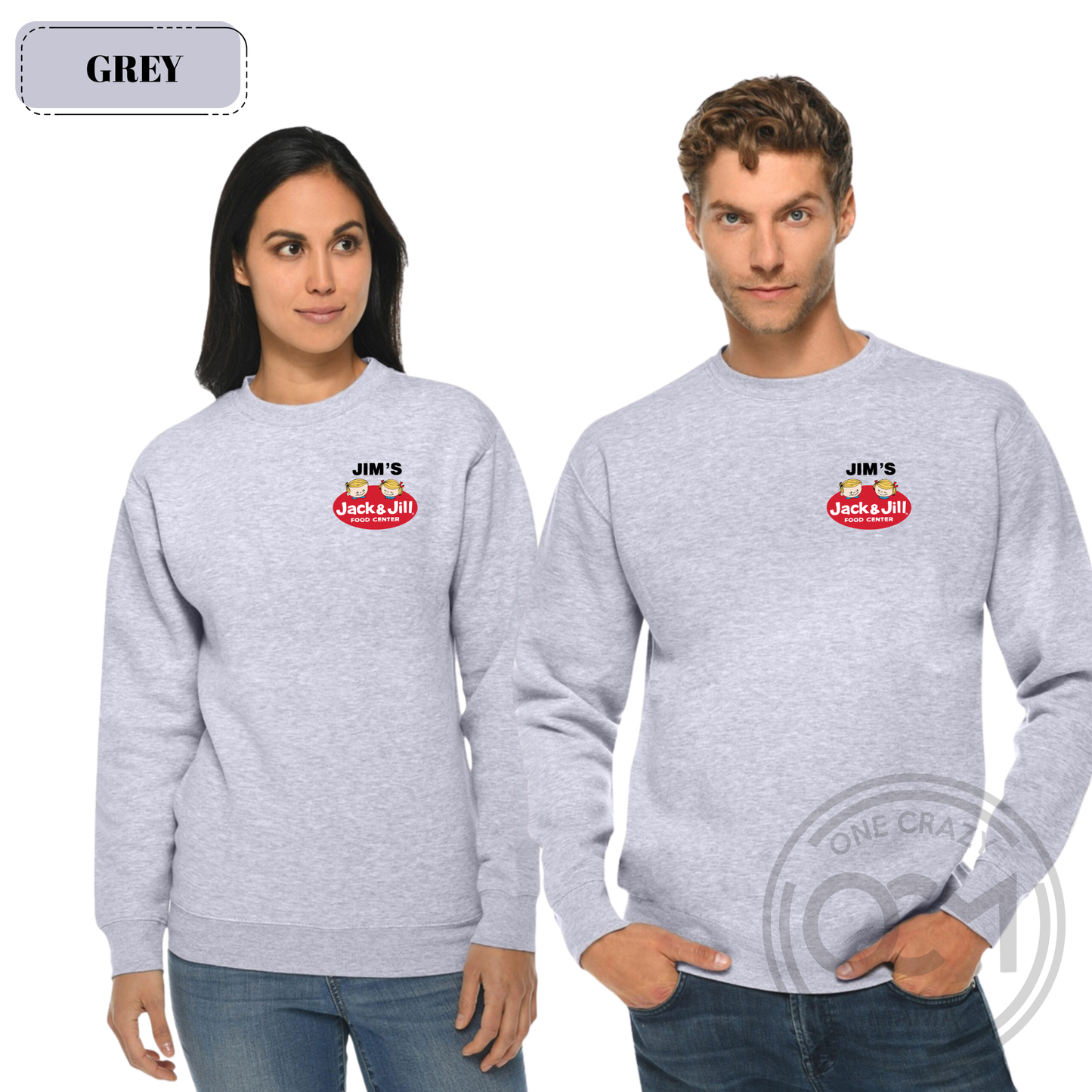 Adult - Lane Seven Premium Crewneck Sweatshirt (Jim's Jack & Jill)