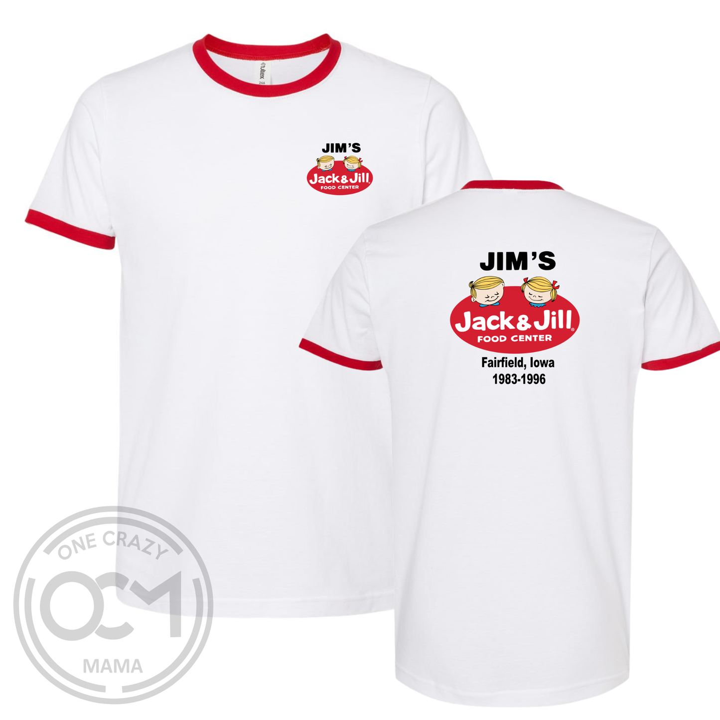 Adult - Tulex Ringer Tee (Jim's Jack & Jill)