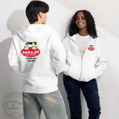 Adult - District Premium Full Zip Hoodie (Jim's Jack & Jill)