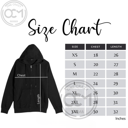 Adult - Disrtrict Premium Full Zip Hoodie (Sunset Roller Rink)