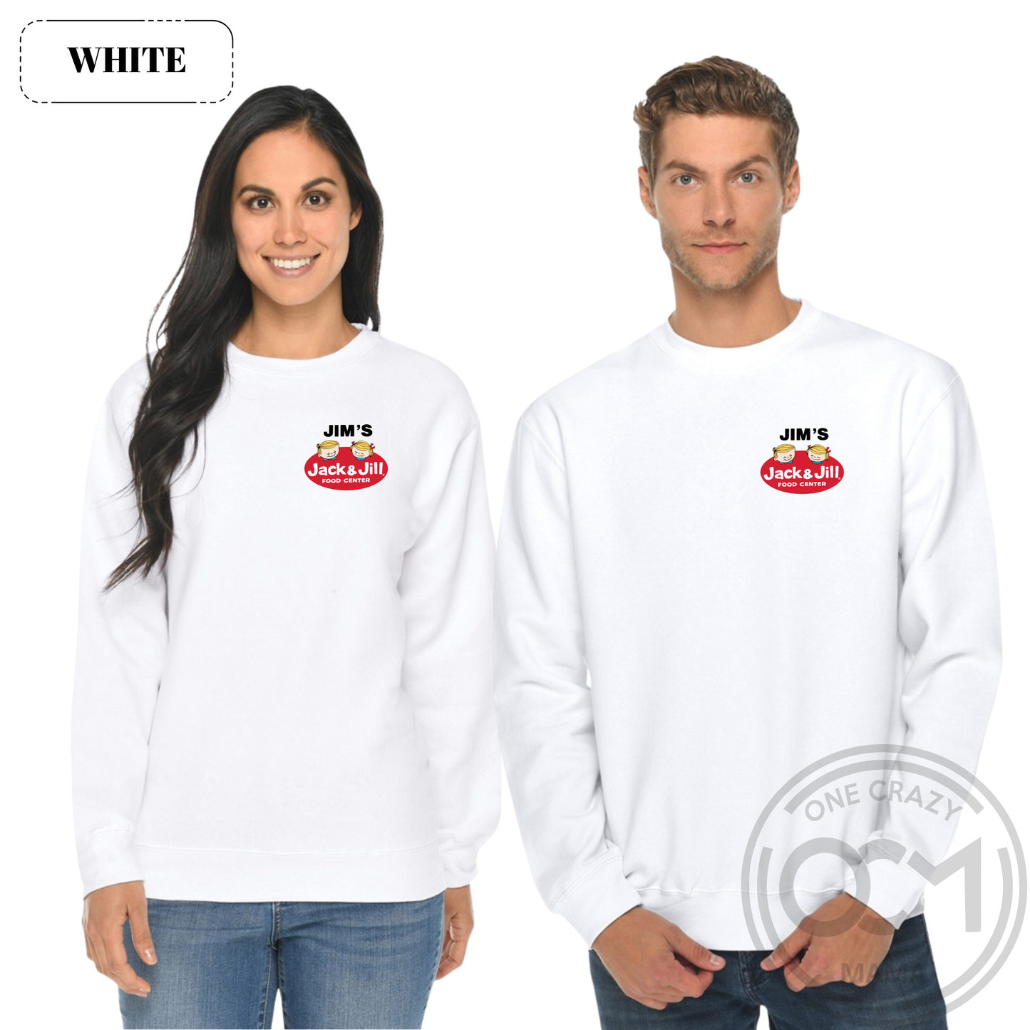 Adult - Lane Seven Premium Crewneck Sweatshirt (Jim's Jack & Jill)