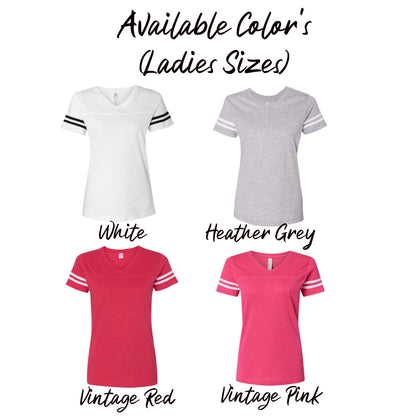 Women's & Ladies - Vintage Vneck Tee (Cost Cutters)