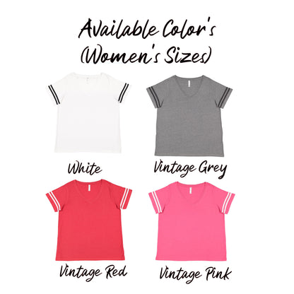 Women's & Ladies - Vintage Vneck Tee (Cost Cutters)