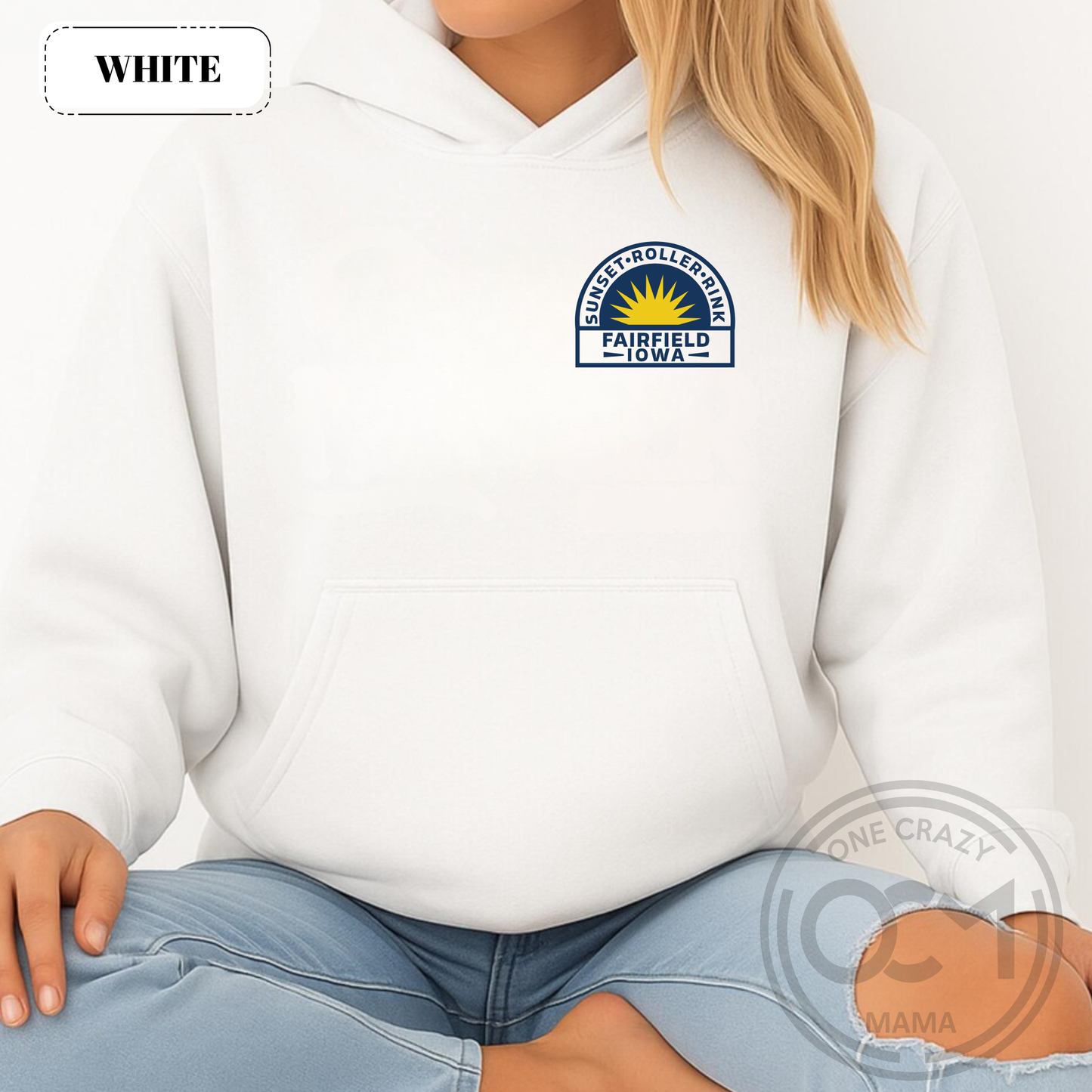 Adult - District Premium Hoodie (Sunset Roller Rink)