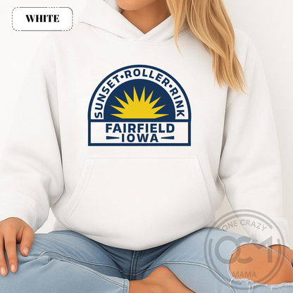 Adult - District Premium Hoodie (Sunset Roller Rink)